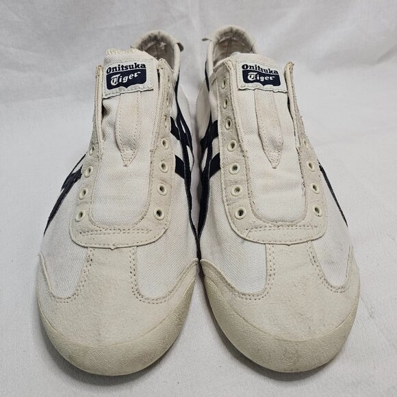 Asics Onitsuka Tiger MEXICO 66 SLIP-ON 1183A360 205 BIRCH/MIDNIGHT Men's Size 11 - Picture 2 of 13